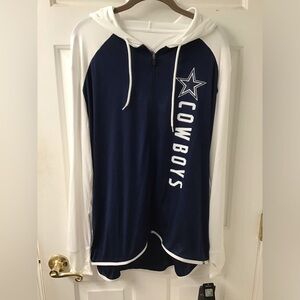 FANATICS NWT DALLAS COWBOYS WOMENS 2XL HOODIE JACKET FULL ZIP FOOTBALL